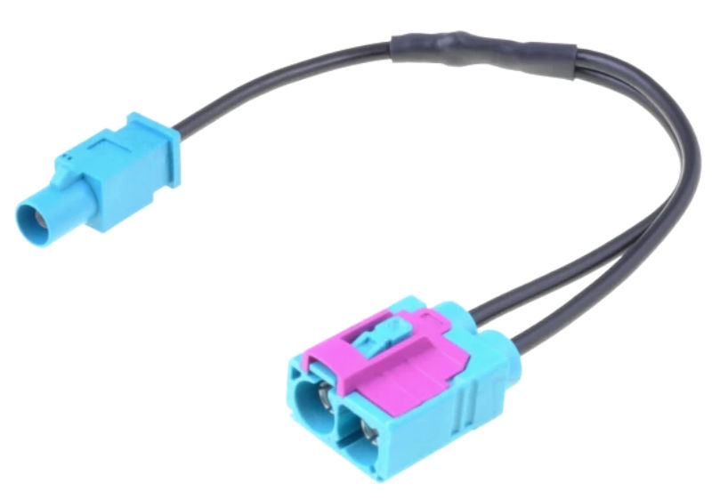 Conector auto, Adaptor antena, Fakra tata, Fakra mama dublu, 200mm, A9663-2, PER.PIC.