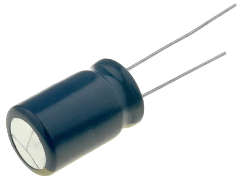 2200uF/50V, Condensator electrolitic, low ESR, 105C, 18x35.5mm, EEUFC1H222, PANASONIC