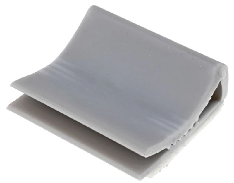 Clema autoadeziva cablu banda, PVC, gri, 24x9x28mm, FC-28, KSS WIRING