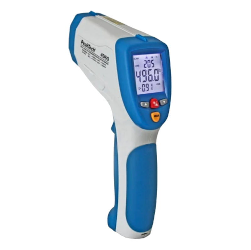 Termometru infrarosu, -50C/+1200C, măsurare temperatură fără contact, 50:1, P4960, PEAKTECH