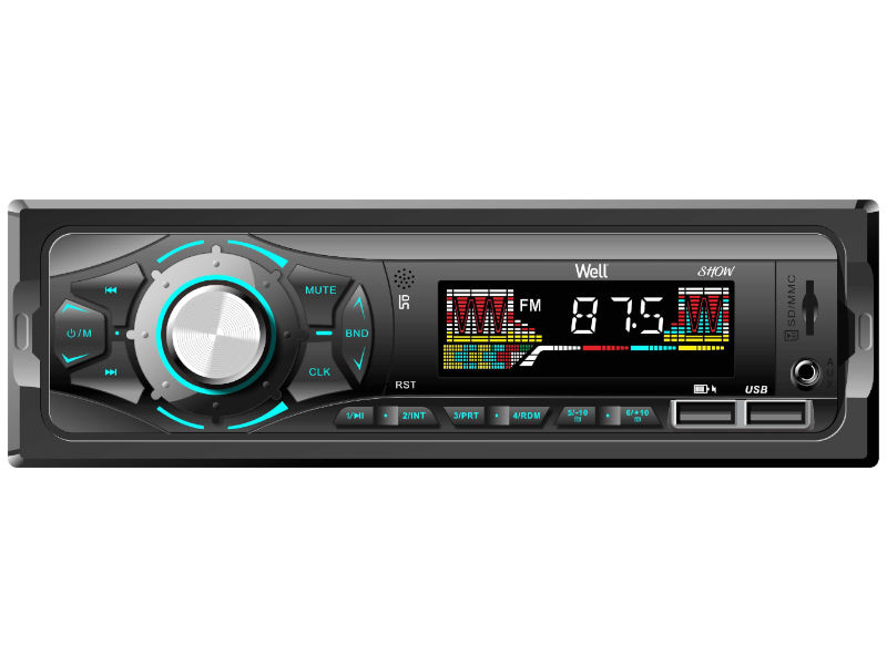 Radio auto, bluetooth, telecomanda, 4x40W, RADIO-CAR-SHOW