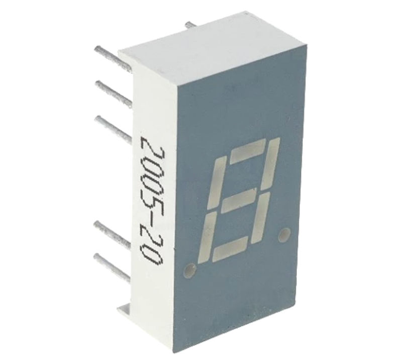 Afisaj led, rosu, 7.62mm, 7 segmente, AC, SA03-11EWA, KINGBRIGHT ELECTRONIC