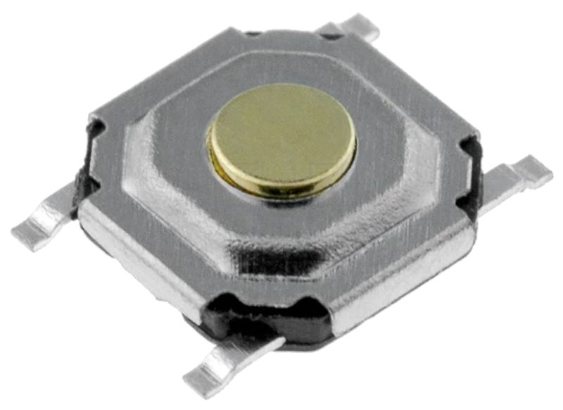 Microtach monostabil, 5.2x5.2mm, SMD, TACTB-64K-F, NINIGI