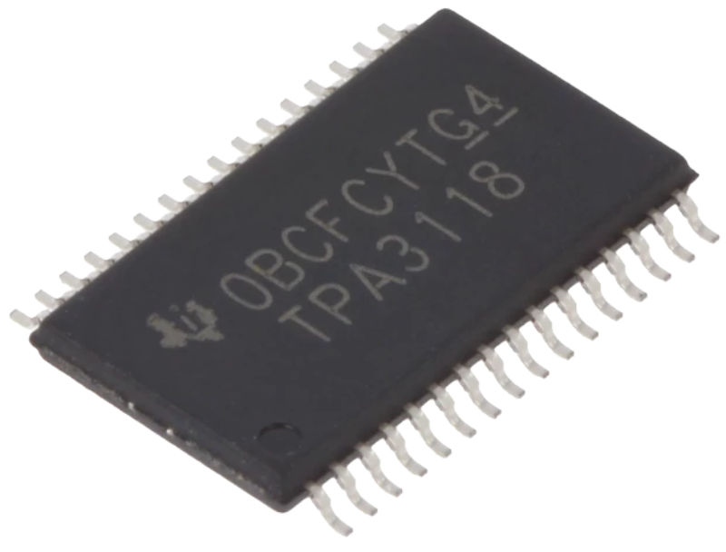 TPA3118D2DAP, 4.5-26V, amplificator audio, 60W, CLASS-D, TEXAS INSTRUMENTS