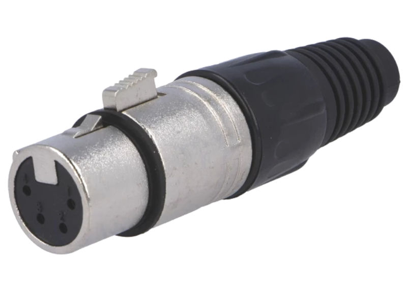 Conector XLR, mama, 4 pini, XLR-4G, FC6150, CLIFF