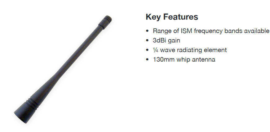 Antena RF; 433mhZ, 458MHz, 3dBi; SMA tata, DELTA12A/X/SMAM/S/S/17, SIRETTA