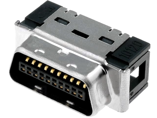 Conector MDR, cablu-placă; 26pin, ecranat; pt.cablu-bandă; tată, 5749621-2, TYCO