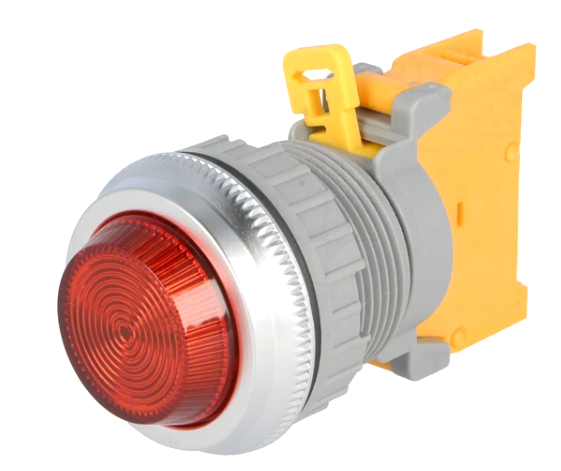 Lampa semnalizare panou, 30mm, BA9S, rosu, PLN30A-R