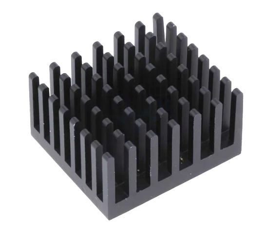 Radiator Al, L: 24,76mm; W: 27,95mm; H: 15,24mm, ICKPGA11X11, FISCHER ELEKTRONIK