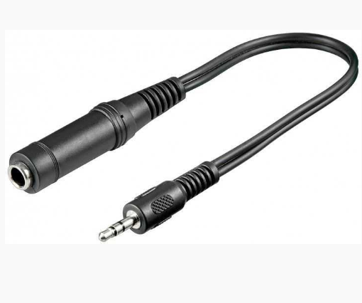 Cablu adaptor Jack 3.5mm, stereo, tata, Jack 6.35mm, mama, CABLE-3.5MM/6.35MM-0.2