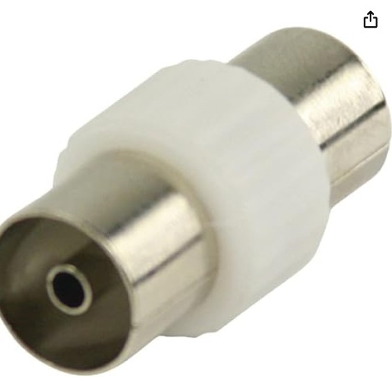 Adaptor mufa coaxial, TV, mama, mama, CSGP40941WT