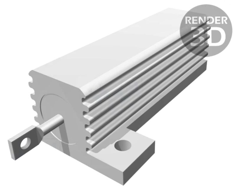 Rezistenta putere 6R8, 50W, AX50WR-6R8, TE CONNECTIVITY