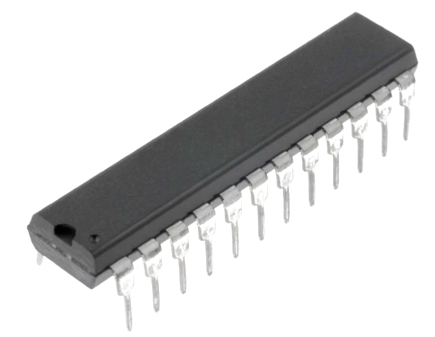 PIC16C72A-04/SP, CPU 2Kx14, OTP, ADC, DIP