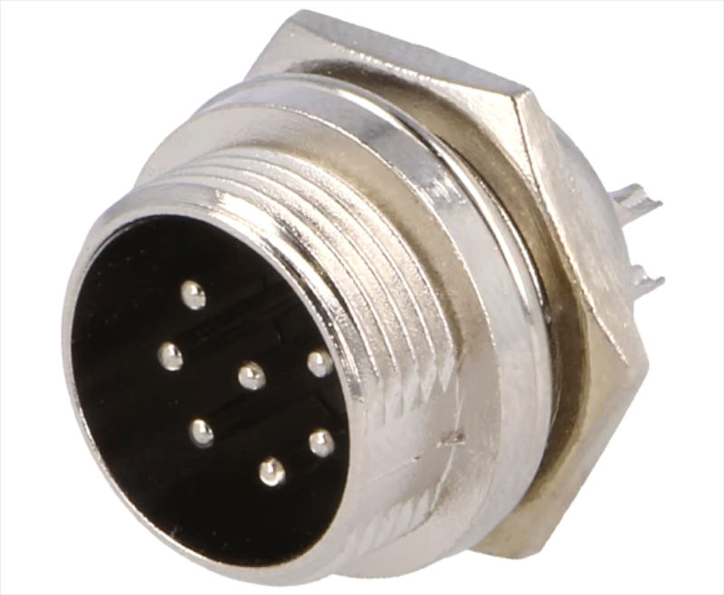 Soclu tata, microfon, 7 contacte, MIC337