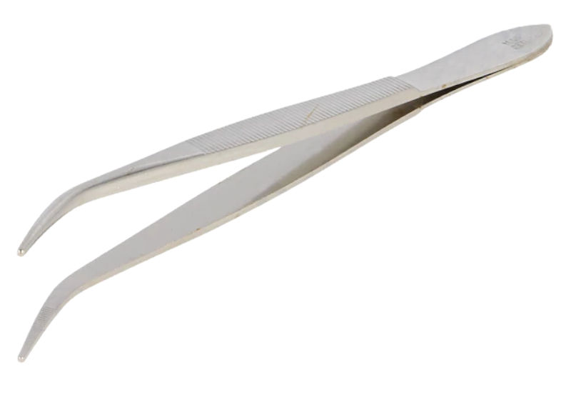 Penseta curbata, varf 1mm, 120mm, SMD, D-PZ2, Donau