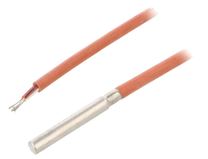 Sonda de temperatura, Pt100, 6x28mm, cl.B, -50/200C, 4 fire, 5.5m, MBT-153-2002-0550, DANFOSS