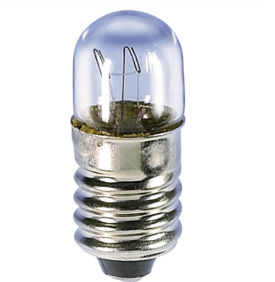 Bec tubular 30V, 2W, soclu E10, 1.90.010.033, RAFI