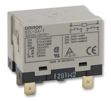 Releu 230VAC, DPST-NO, 25A, G7L-2A-T-230AC, OMRON