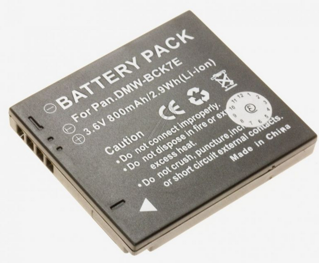 DIGCA36023, 3,6V, 800mAH, LI-ION, ACUMULATOR, PT DMW-BCK7E