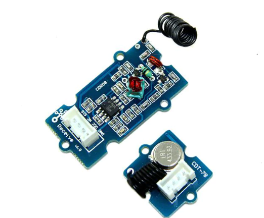 Modul evaluare, emitator, receptor, RF 433Mhz, ASK, UART, 113060000, SEEED
