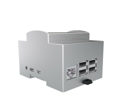 Cutie gri, RASPBERRY PI, ABS, 71.3x90.5x62mm, DIN, 25.0410000.RP3, ITALTRONIC