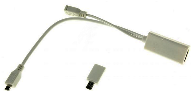 Cablu-adaptor, ADAPTOR HDMI LA MICRO USB, TATA, 5PINI (+ ADAPTOR 11-PINI), ADAP671