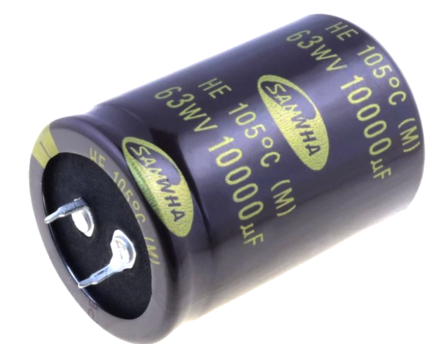 10000uF/63V, Condensator electrolitic, 35x50mm, RM10, SAMWHA