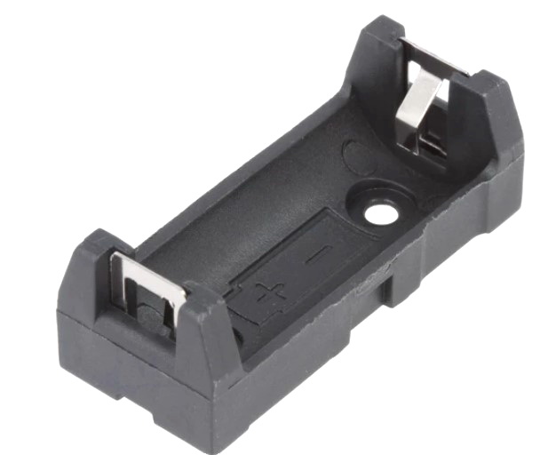 Suport baterii, 2/3A, V23, THT, KEYS1029, KEYSTONE