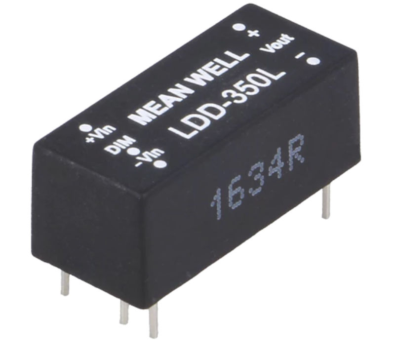 Convertor DC/DC, 11W, in 9-36V, out 2-32V, LDD-350L, MEAN WELL