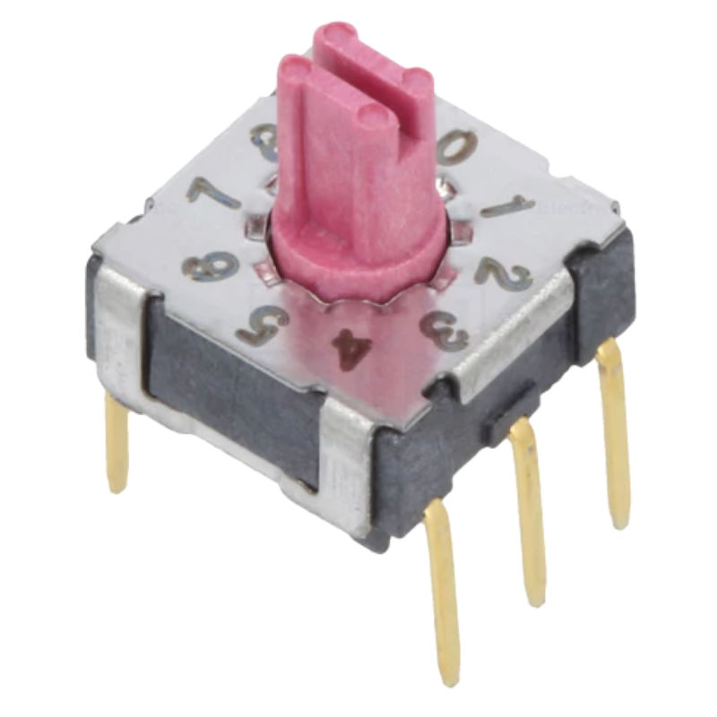 Comutator, codificare, DEC/BCD, 10 poz, rm2.54, MSKR-10, SUNGMUN ELECTRONICS