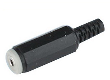 Conector jack 2.5mm, 4 poli, mama, pt cablu, lipire, MJ-068