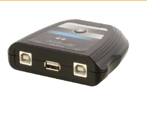 Comutator, 2x Soclu USB A - Soclu USB B, USBSW2, KONIG
