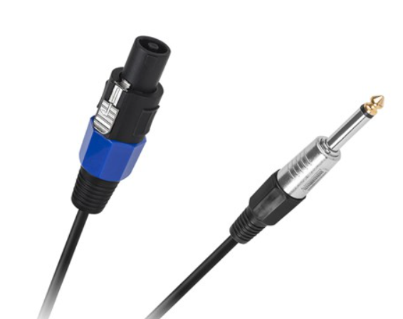 Cablu speakon, tata, mono, jack 6.35mm, 10m, 2759-10