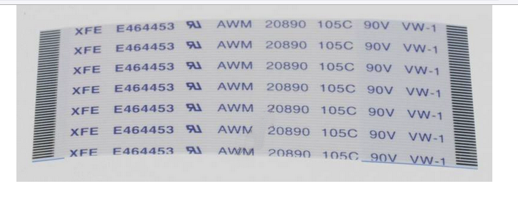 Cablu panglica, ffc, banda 50 fire, 0.5mm, fata, fata, 30077604, VESTEL