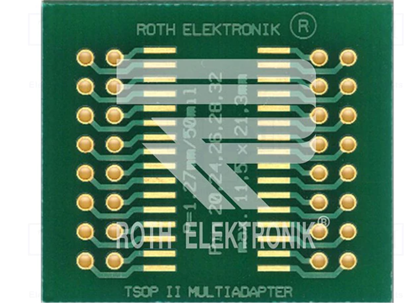 Placă: universală; TSOP20-32, W: 72,6mm; L: 76,2mm, RE900-06