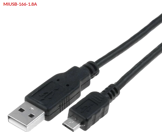 Cablu USB 2.0; USB A mufă, USB B micro mufă; 1,8m, MIUSB-166-1.8A