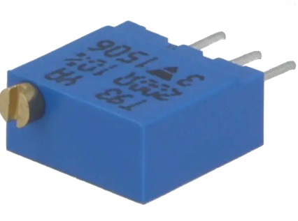 Semireglabil 500R, Multitura, T93YA500R, VISHAY