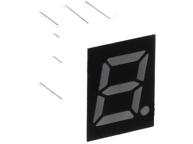 LED afisaj, display, 9.9mm, albastru, AC, OPD-S3912LB-BW