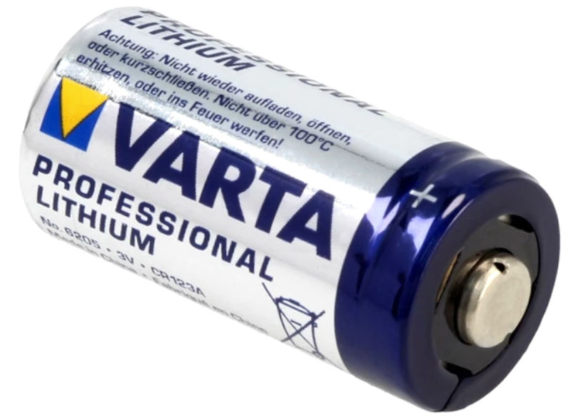 Baterie Litiu, 3V, 1600mAh, CR123A, CR17345, nereincarcabila, BAT-CR123-6205-VARTA, VARTA