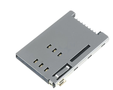 Conector: pentru carduri; SIM; push-push; SMD, 6 pini, MCC-SIM