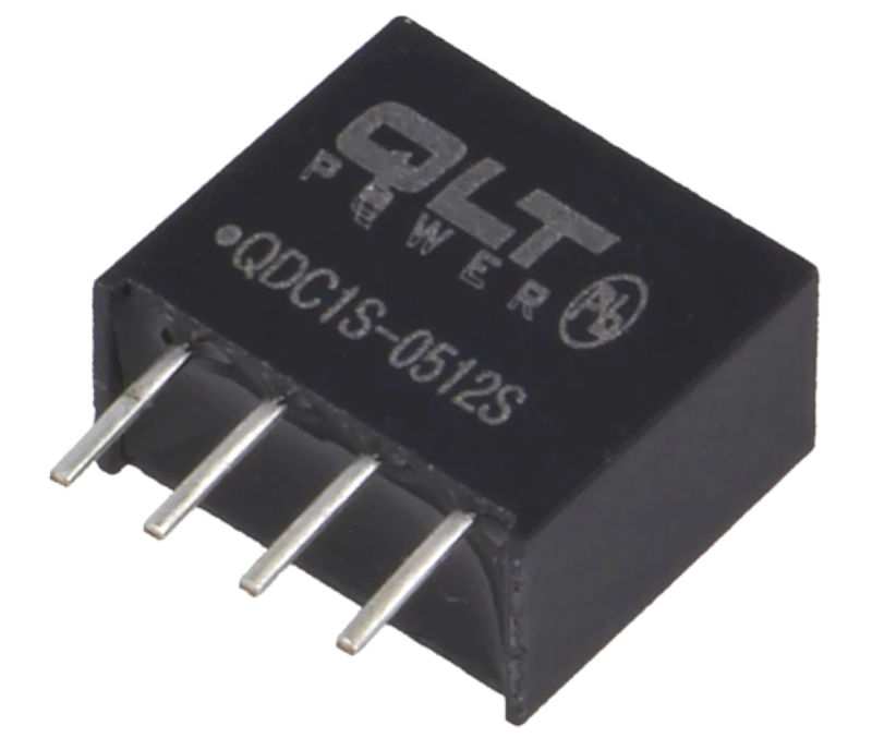Sursa 12VDC, 1W, INTRARE 4.5...5.5V, SIL-4, QDC1S-0512S, QLT POWER