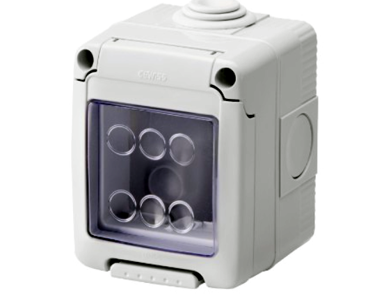 Cutie pentru comutatoare, modular italian, Gewiss, aparenta, 66x82x65, IP55, GW27042