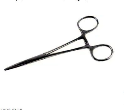 Cleste prindere drept, cu blocare, forceps, pentru electronisti, 145mm, D02347