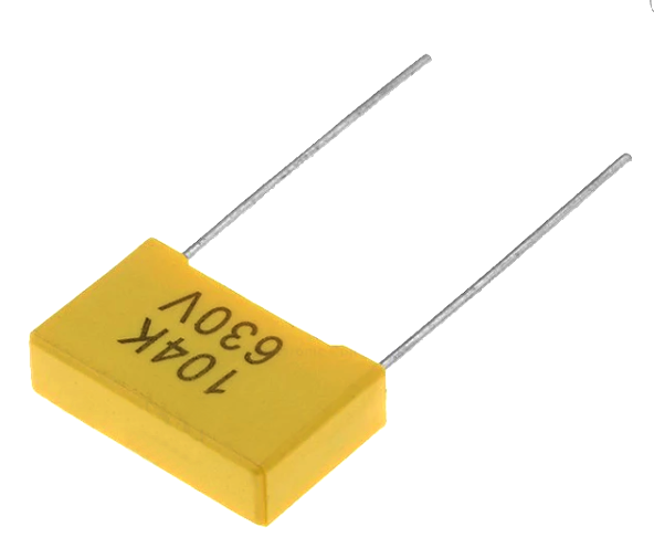 10nF/630VDC, condensator poliester, RM10, MPEB-10N10/630