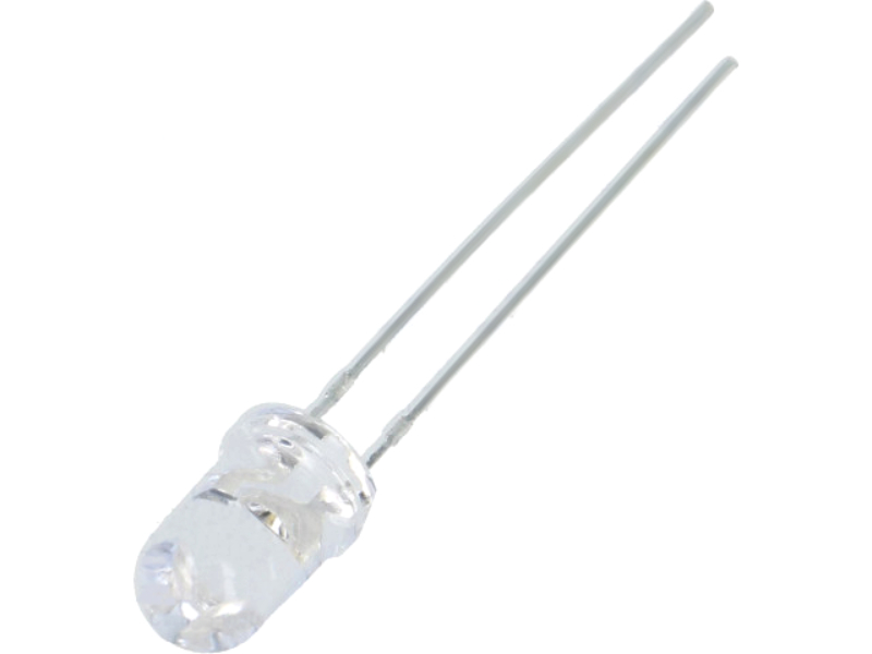 Led 5mm, verde, clear, 22000mcd, 530nm, 5-20V,