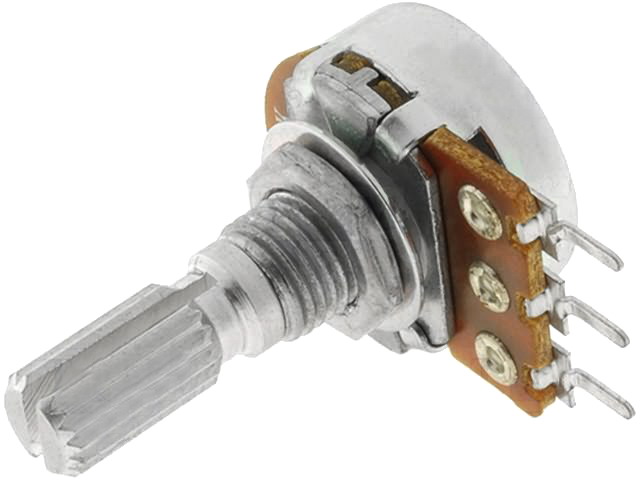 Potentiometru 22k, mono, lin, ax 9mm, R16148-1A-2-B22K