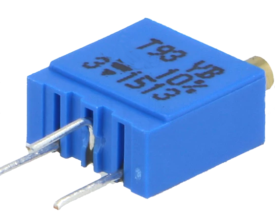 Semireglabil 220K, Multitura, 22 ±5 ture, T93YBK220, VISHAY