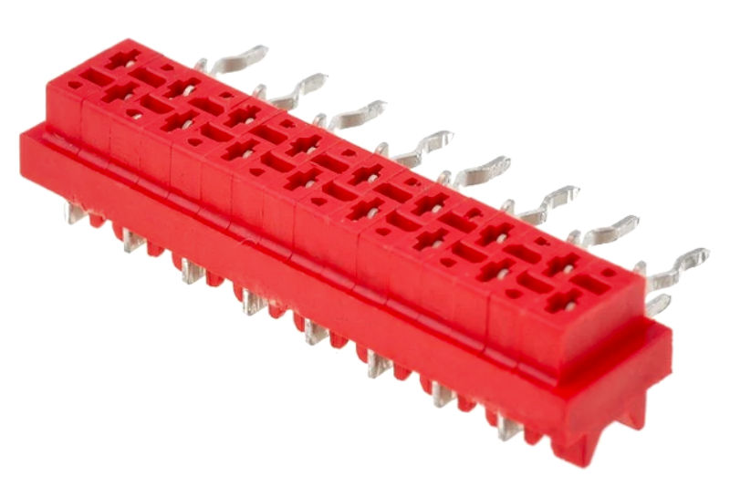 Conector IDC, MICRO-MATCH, 16pini, mama, pcb, RM1.27, 8-215460-6, TE CONNECTIVITY