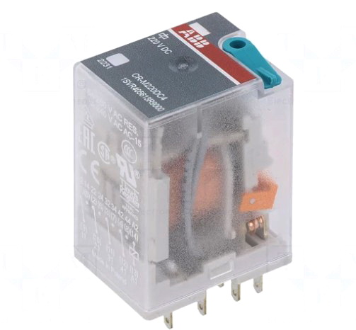 Releu 240VAC, 4PDT, 6A, 1SVR405613R9000, ABB