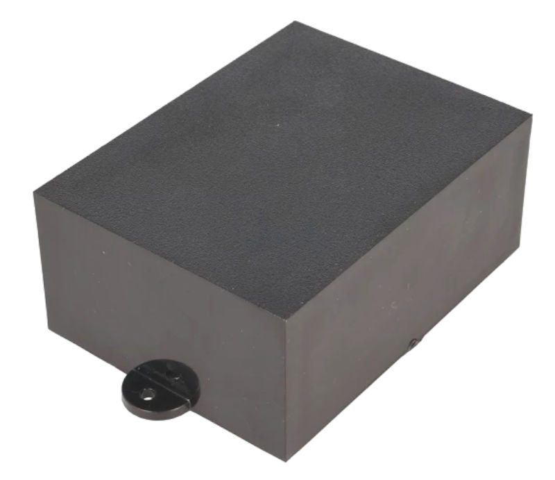 Cutie ABS, 64x85x36mm, negru, lame fixare, KM-36B, MASZCZYK